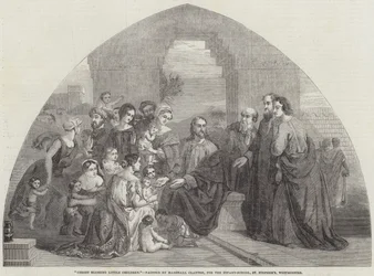Cristo bendiciendo a los niños